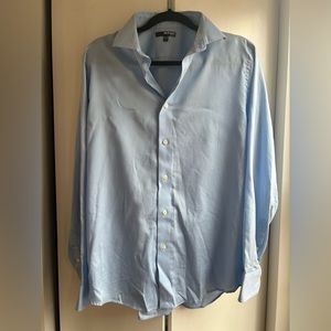 Murano no flaws, blue button up